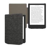 kwmobile Cover Compatibile con Pocketbook Verse/PRO/Color/Vivlio Light - Custodia a Libro in Tessuto - Copertina Flip Case per Lettore eReader