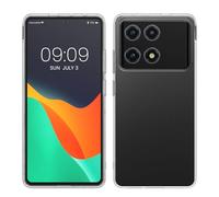 kwmobile Cover Compatibile con Xiaomi Poco X6 Pro 5G - Custodia Morbida in Silicone TPU - Crystal Case Custodia Flessibile - trasparente