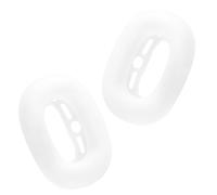 kwmobile Cover Cuffie Compatibile con Apple AirPods Max/AirPods Max 2 - Copri Cuscinetti Cuffie - Protezione Antigraffio in Silicone - trasparente matt