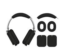kwmobile Cover Cuffie per Nothing Headphone (1) Cuffie Wireless - Set 3 in 1 per Achetto Padiglioni e Cuscinetti Auricolari - Protezione Completa - nero