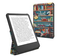 kwmobile Cover per Amazon Kindle Paperwhite (2024)/Colorsoft Cover - Custodia eBook Reader Verticale - Case eReader in Pelle PU - Chiusura Magnetica - Ancora Un Capitolo