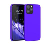 kwmobile Cover per Apple iPhone 12 / iPhone 12 Pro Custodia - Back Case per Smartphone in Silicone TPU - Protezione Gommata - blu baltico