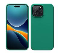 kwmobile Cover per Apple iPhone 14 Pro Max Custodia - Back Case per Caricatore Wireless - Antiurto e Flessibile in Silicone TPU - verde smeraldo