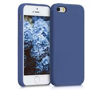kwmobile Cover per Apple iPhone SE (1.Gen 2016) / iPhone 5 / iPhone 5S Custodia - Back Case per Smartphone in Silicone TPU - Protezione Gommata - pervinca