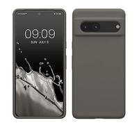 kwmobile Cover per Google Pixel 7 Custodia - Back Case per Smartphone in Silicone TPU - Protezione Gommata - stone dust