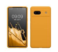 kwmobile Cover per Google Pixel 7a Custodia - Back Case per Smartphone in Silicone TPU - Protezione Gommata - mango