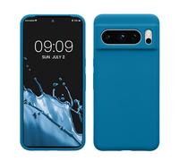 kwmobile Cover per Google Pixel 8 Pro Custodia - Back Case per Smartphone in Silicone TPU - Protezione Gommata - blu indaco