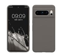 kwmobile Cover per Google Pixel 8 Pro Custodia - Back Case per Smartphone in Silicone TPU - Protezione Gommata - stone dust