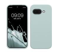 kwmobile Cover per Google Pixel 9a Custodia - Back Case per Smartphone in Silicone TPU - Protezione Gommata - menta freddo