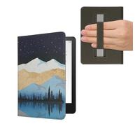 kwmobile Cover per Kindle Paperwhite Cover - Custodia per Kindle Paperwhite 6,8 Pollici 11 Generazione 2021 - Copertina eReader - eBook Reader Case - Notte Stellata al Lago
