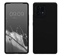 kwmobile Cover per Motorola Edge 40 Pro/Edge+ (2023) Custodia - Back Case per Smartphone in Silicone TPU - Protezione Gommata - nero