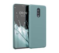 kwmobile Cover per OnePlus 6T Custodia - Back Case per Smartphone in Silicone TPU - Protezione Gommata - artic night