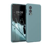 kwmobile Cover per OnePlus Nord 2 5G Custodia - Back Case per Smartphone in Silicone TPU - Protezione Gommata - antique stone