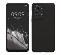 kwmobile Cover per OnePlus Nord 2T 5G Custodia - Back Case per Smartphone in Silicone TPU - Protezione Gommata - nero matt