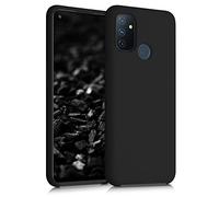 kwmobile Cover per OnePlus Nord N100 Custodia - Back Case per Smartphone in Silicone TPU - Protezione Gommata - nero
