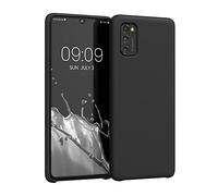 kwmobile Cover per Samsung Galaxy A41 Custodia - Back Case per Smartphone in Silicone TPU - Protezione Gommata - nero