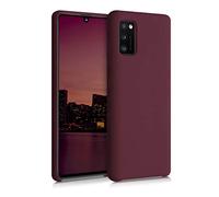 kwmobile Cover per Samsung Galaxy A41 Custodia - Back Case per Smartphone in Silicone TPU - Protezione Gommata - rosso fulvo