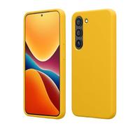 kwmobile Cover per Samsung Galaxy S23 Custodia - Back Case per Smartphone in Silicone TPU - Protezione Gommata - giallo radiante