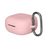 kwmobile Custodia Caricatore Compatibile con Anker Soundcore P31i / Soundcore R60iNC - Cover Silicone rosa antico - Rivestimento Gommato Protezione con Gancio