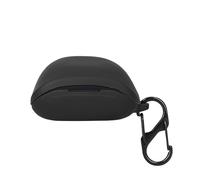 kwmobile Custodia Caricatore Compatibile con ASUS ROG TWS - Cover Silicone nero - Rivestimento Gommato Protezione con Gancio