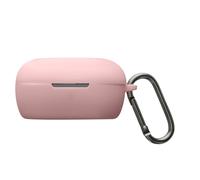 kwmobile Custodia Caricatore Compatibile con Bose QuietComfort Earbuds - Cover Silicone Rosa Antico - Rivestimento Gommato Protezione con Gancio