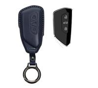 Custodia Chiavi Auto Pelle per VW Golf 8 con 3 tasti con Anello Portachiavi