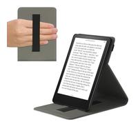 kwmobile Custodia Cinturino Mano Compatibile con AmazonKindle Paperwhite 11. Generation 2021 Cover - Custodia eReader Stand - grigio Sole
