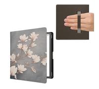 kwmobile Custodia Cinturino Mano Compatibile con AmazonKindle Scribe (2022/2024) Cover - eBook Reader Case - Cover eReader Simil Pelle Magnolie