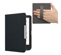 kwmobile Custodia Cinturino Mano Compatibile con KoboClara BW/Colour Cover - eBook Reader Case - Cover eReader Simil Pelle blu scuro