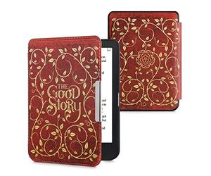 kwmobile Custodia Cinturino Mano Compatibile con KoboClara HD Cover - eBook Reader Case - Cover eReader Simil Pelle C'era una volta