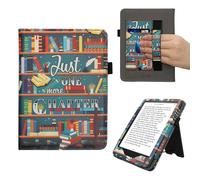 kwmobile Custodia Compatibile con Amazon Kindle Paperwhite (2024)/Colorsoft - Case Custodia Ecopelle Cover con Chiusura Magnetica Autosleep - Ancora Un Capitolo Multicolore