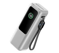 kwmobile Custodia Compatibile con Anker Power Bank 25000mAh (A1695H11) - Cover Caricatore Portatile - Protezione Batteria Esterna in Silicone Aniturto - trasparente