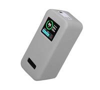 kwmobile Custodia Compatibile con Anker Prime Power Bank 20000mAh - Cover Caricatore Portatile - Protezione Batteria Esterna in Silicone Aniturto - grigio