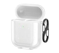 kwmobile Custodia Compatibile con Apple Airpods 1 & 2 Cover - Protezione Astuccio Cuffie Wireless - Cover Resistente in Silicone TPU - trasparente