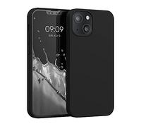 kwmobile Custodia Compatibile con Apple iPhone 13 mini Cover - Back Case per Smartphone in Silicone TPU - Protezione Gommata - nero matt