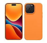 kwmobile Custodia Compatibile con Apple iPhone 14 Pro Max Cover - Back Case per Caricatore Wireless - Antiurto e Flessibile in Silicone TPU - arancia fruttata