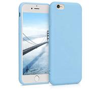 kwmobile Custodia Compatibile con Apple iPhone 6 / 6S Cover - Back Case per Smartphone in Silicone TPU - Protezione Gommata - grigio azzuro