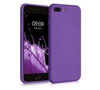 kwmobile Custodia Compatibile con Apple iPhone 7 Plus/iPhone 8 Plus Cover - Back Case per Smartphone in Silicone TPU - Protezione Gommata - viola ametista