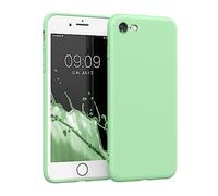 kwmobile Custodia Compatibile con Apple iPhone SE (2020/2022) / 8/7 Cover - Back Case per Smartphone in Silicone TPU - Protezione Gommata - menta matt