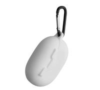 kwmobile Custodia Compatibile con Beats Studio Buds -Custodia Cuffie Bluetooth - Protezione Auricolari Resistente in Silicone - bianco