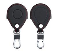 kwmobile Custodia Compatibile con chiave Harley Davidson - Cover Chiavi Auto Protezione Copri Telecomando - Copri Chiave Copertura rosso/nero