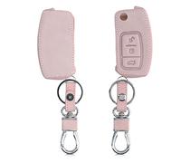 kwmobile Custodia Compatibile con Ford con 3 tasti pieghevole - Cover Chiavi Auto Protezione Copri Telecomando - Copri Chiave Copertura oro rosa