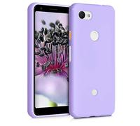 kwmobile Custodia Compatibile con Google Pixel 3a Cover - Back Case per Smartphone in Silicone TPU - Protezione Gommata - lavanda