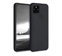 kwmobile Custodia Compatibile con Google Pixel 4a 5G Cover - Back Case per Smartphone in Silicone TPU - Protezione Gommata - nero
