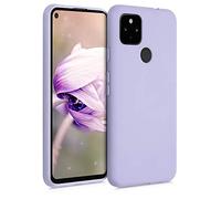 kwmobile Custodia Compatibile con Google Pixel 4a 5G Cover - Back Case per Smartphone in Silicone TPU - Protezione Gommata - lavanda