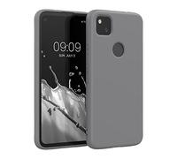 kwmobile Custodia Compatibile con Google Pixel 4a Cover - Back Case per Smartphone in Silicone TPU - Protezione Gommata - stone dust