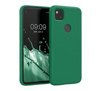 kwmobile Custodia Compatibile con Google Pixel 4a Cover - Back Case per Smartphone in Silicone TPU - Protezione Gommata - pixie green