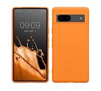 kwmobile Custodia Compatibile con Google Pixel 7a Cover - Back Case per Smartphone in Silicone TPU - Protezione Gommata - arancia fruttata