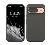 kwmobile Custodia Compatibile con Google Pixel 9 Cover - Back Case per Google Pixel 9 Pro Cover - Protezione Smartphone in Silicone TPU - Ricarica Wireless - stone dust