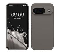 kwmobile Custodia Compatibile con Google Pixel 9 Cover - Back Case per Smartphone in Silicone TPU - Protezione Gommata - stone dust